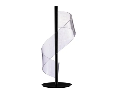 Настольная лампа LED Илина 08042-T,19 Kink Light прозрачная 1 лампа, основание чёрное металл в стиле современный хай-тек  фото 2