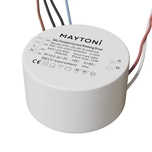 Источник питания DALI (DT6) 12W IP54 PSL-DL40-S-300mA Maytoni для светодиодных лент