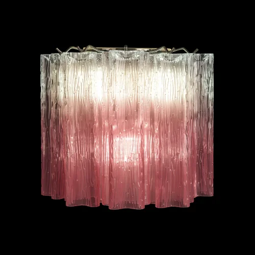 Бра Мурано / Murano 10580W Clear pink LOFT IT розовый на 3 лампы, основание бронзовое в стиле современный арт-деко фото 2