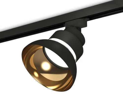 Трековый светильник однофазный XT8102201 Ambrella light золотой чёрный для шинопроводов серии XT81010