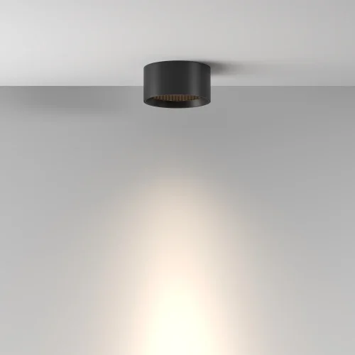 Светильник накладной LED Glare C122CL-L7-3K-B Maytoni чёрный на 1 лампу, основание чёрное в стиле современный хай-тек фото 4