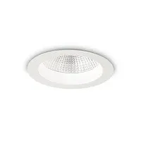 Светильник точечный LED BASIC FI ACCENT 15W 3000K Ideal Lux белый на 1 лампу, основание белое в стиле современный 