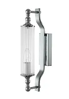 Бра TOMAS AP1 CHROME Crystal Lux прозрачный 1 лампа, основание хром в стиле современный 