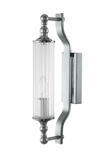 Бра TOMAS AP1 CHROME Crystal Lux прозрачный на 1 лампа, основание хром в стиле современный 