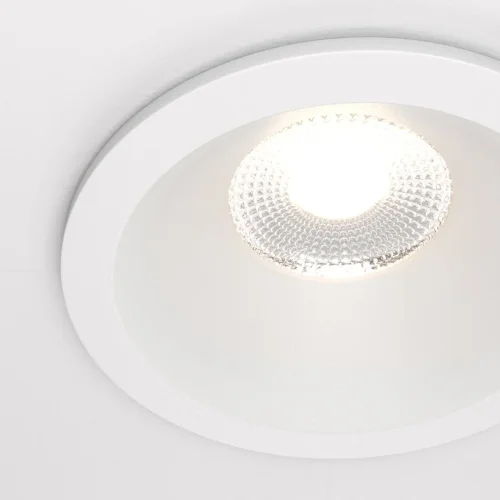 Светильник точечный LED Zoom DL034-L12W4K-D-W Maytoni белый 1 лампа, основание белое в стиле современный  фото 3