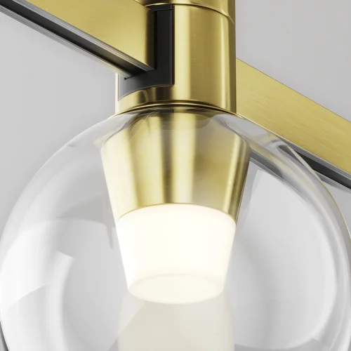Трековый светильник LED Magnetic trаck system Flarity TR148-1-3W3K-BS Maytoni прозрачный для шинопроводов серии Magnetic trаck system Flarity латунь фото 4