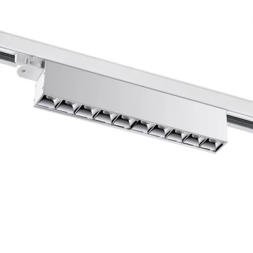 Трековый светильник трехфазный Iter 358844 Novotech белый для шинопроводов серии Iter
