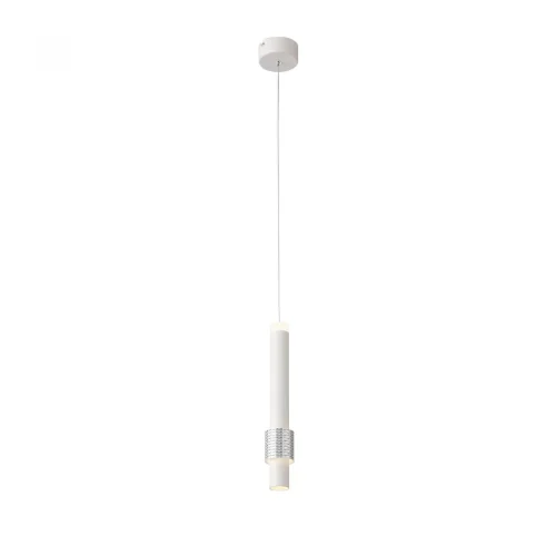 Светильник подвесной LED Ballito SL1591.503.01 ST-Luce белый на 1 лампу, основание белое в стиле хай-тек трубочки