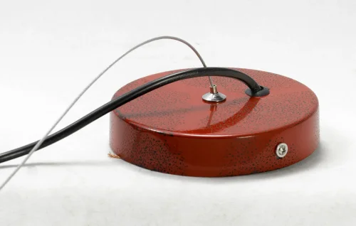 Светильник подвесной лофт LSP-9545 Lussole красный без плафона 1 лампа, основание красное в стиле лофт стимпанк стимпанк фото 5