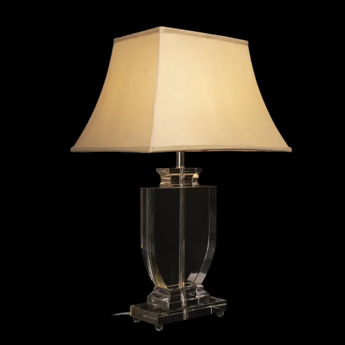 Настольная лампа Сrystal 10272 LOFT IT бежевая 1 лампа, основание прозрачное хрусталь в стиле классический  фото 3