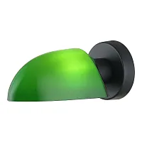 Бра Carter LSP-8863 Lussole зелёный 1 лампа, основание чёрное в стиле современный лофт винтаж 