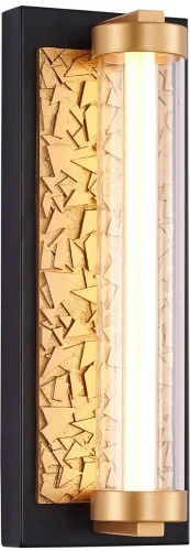 Бра LED Artefactum 4216-1W Favourite прозрачный на 1 лампа, основание золотое коричневое в стиле современный арт-деко 