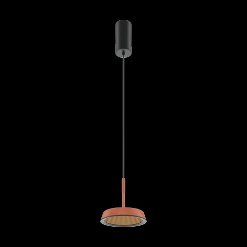 Светильник подвесной LED El MOD041PL-L15TR3K Maytoni красный 1 лампа, основание чёрное в стиле современный  фото 4