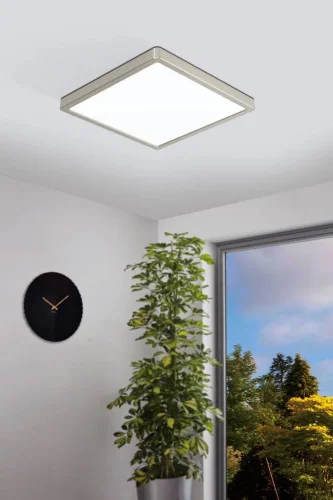 Светильник потолочный LED Fueva-Z 98852 Eglo белый на 1 лампу, основание матовое хром в стиле современный фото 2