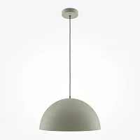 Светильник подвесной Basic colors MOD168PL-01BG Maytoni серый 1 лампа, основание серое в стиле модерн 