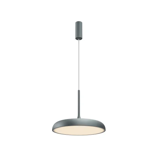 Светильник подвесной LED Gerhard MOD189PL-L18GR3K1 Maytoni белый серый на 1 лампу, основание серое в стиле современный хай-тек фото 5