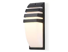 Настенный светильник ST5202 Ambrella light уличный IP54 чёрный 1 лампа, плафон белый в стиле хай-тек современный E27