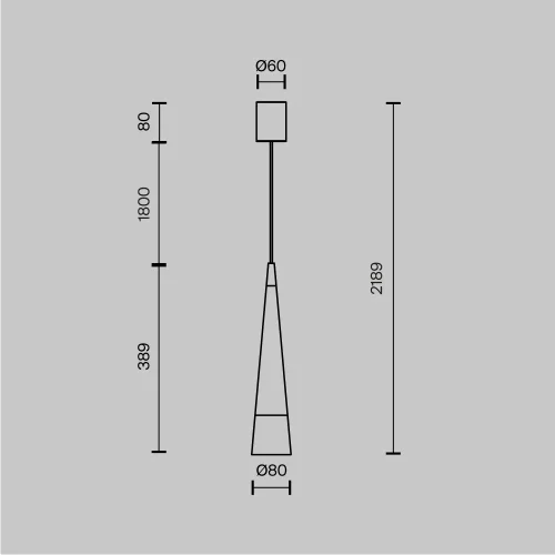 Светильник подвесной LED Sintesi P090PL-L12CH3K Maytoni прозрачный на 1 лампу, основание хром в стиле современный трубочки фото 4