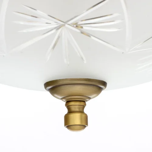 Люстра подвесная Афродита 317011708 MW-Light белая на 5 ламп, основание латунь в стиле классический  фото 6