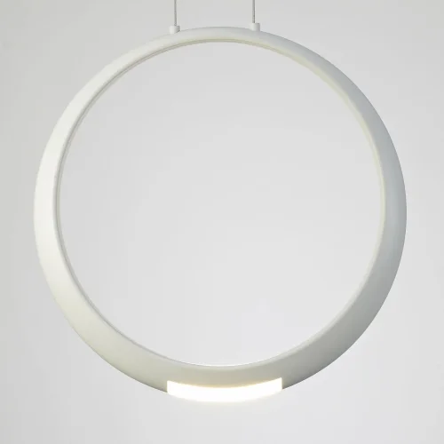 Светильник подвесной LED RING 6170 Mantra белый 1 лампа, основание белое в стиле хай-тек  фото 4