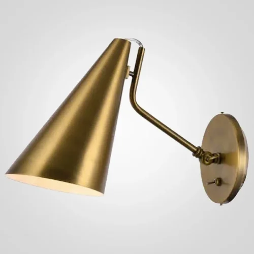 Бра VC light CLEMENTE wall lamp 73866-22 ImperiumLoft латунь на 1 лампу, основание латунь в стиле современный 