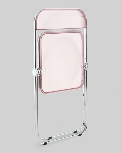 Стул Fold Pink, складной розовый УТ000040856 Stool Group, розовый/пластик, ножки/металл/хром, размеры - *790**** фото 9