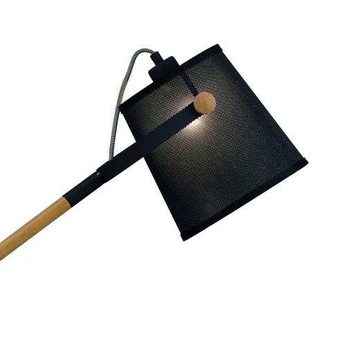 Торшер напольный  NORDICA E27 4921 Mantra  чёрный 1 лампа, основание чёрное в стиле минимализм современный
 фото 2