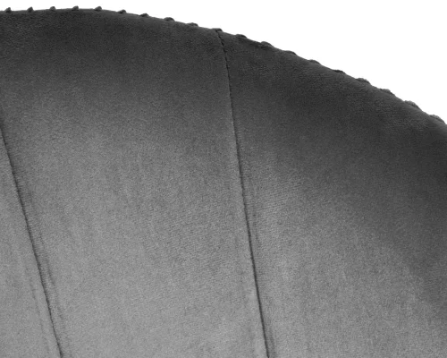 Кресло дизайнерское  8600-LM,  цвет сиденья серый велюр (1922-19), цвет основания хром Dobrin, серый/велюр, ножки/металл/хром, размеры - 750*900***600*570 фото 9