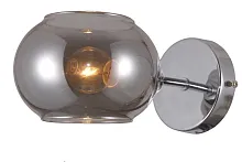 Бра 79016/1W CHROME Natali Kovaltseva прозрачный серый 1 лампа, основание хром в стиле современный 