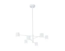 Светильник подвесной LED FL51711 Ambrella light белый 1 лампа, основание белое в стиле современный хай-тек 