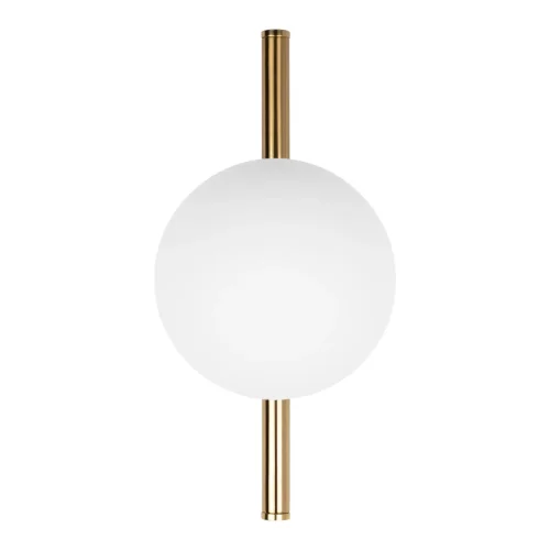Бра Tely 10236/1W LOFT IT белый на 1 лампа, основание золотое в стиле современный шар фото 4