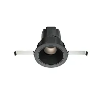 Светильник точечный LED Wise DL057-7W4K-B Maytoni чёрный 1 лампа, основание чёрное в стиле хай-тек модерн 