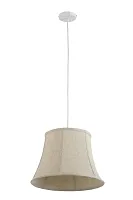 Светильник подвесной Cantare E 1.3.P2 LG Arti Lampadari бежевый 1 лампа, основание белое в стиле кантри прованс 