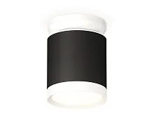 Светильник накладной XS8142015 Ambrella light чёрный 1 лампа, основание чёрное в стиле хай-тек круглый