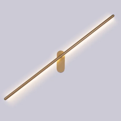 Бра LED Prima A2028AP-1GO Arte Lamp золотой на 1 лампа, основание золотое в стиле минимализм хай-тек  фото 2