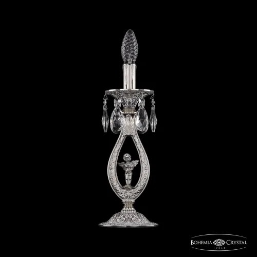 Настольная лампа 71400L/1-33 NW FA10S Bohemia Ivele Crystal без плафона 1 лампа, основание никель металл в стиле классический sp
