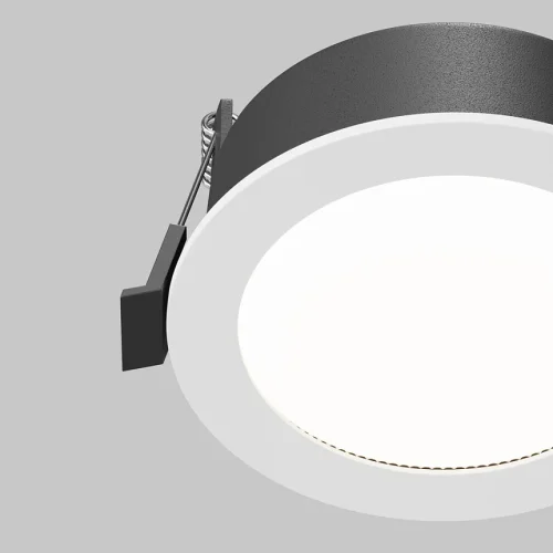 Светильник точечный Orb DL130-GX53-W Maytoni белый на 1 лампу, основание белое в стиле хай-тек современный круглый фото 2