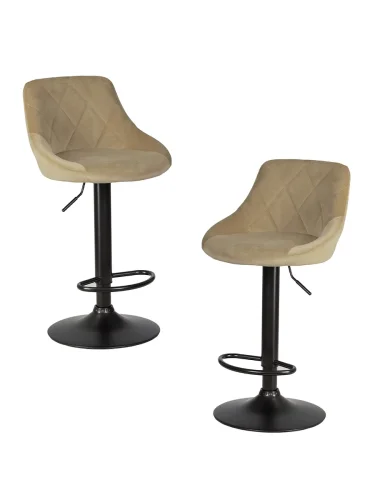 Стул барный набор 2 шт. SET-2 5007_BlackBase-LM LOGAN BLACK, цвет сиденья мокко (MJ9-9), цвет основания черный Dobrin, /велюр, ножки/металл/чёрный, размеры - 840*1060***455*480 Стул барный набор 2 шт. SET-2 5007_BlackBase-LM LOGAN BLACK, цвет сиденья мокко (MJ9-9), цвет основания черный Dobrin, /велюр, ножки/металл/чёрный, размеры - 840*1060***455*480