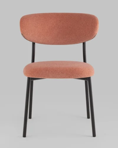 Стул обеденный Ayla, коралловый УТ000039046 Stool Group, терракотовый/велюр, ножки/металл/, размеры - *****