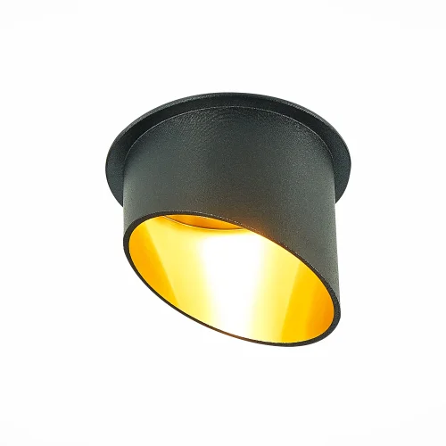 Светильник точечный  ST214 ST214.408.01 ST-Luce чёрный 1 лампа, основание чёрное в стиле хай-тек  фото 3