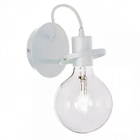 Бра EDISON AP1 BIANCO Ideal Lux без плафона на 1 лампу, основание белое в стиле современный 