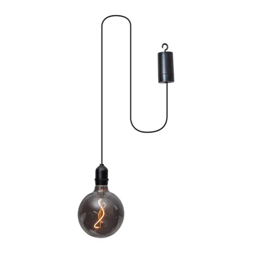 Потолочный светильник уличный LED на батарейках Vignanello 900209 Eglo уличный IP44 чёрный на 1 лампу, плафон без плафона в стиле современный LED