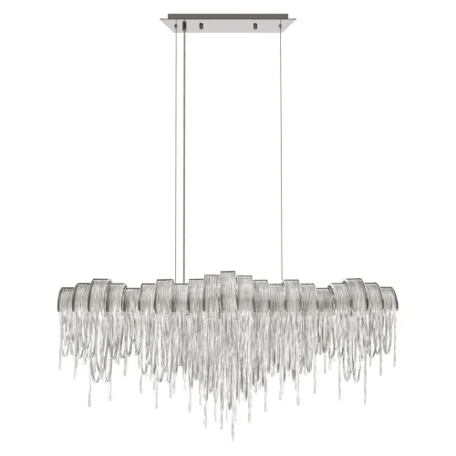 Люстра подвесная Volver 10404/1150L SN LOFT IT никель на 7 ламп, основание никель в стиле арт-деко цепочки фото 3