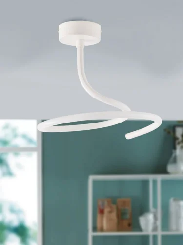 Светильник потолочный LED Harmonie 32935 Eglo белый 1 лампа, основание белое в стиле хай-тек современный  фото 2