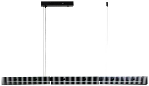 Светильник подвесной LED с пультом Lucen 4007/02/14PL Stilfort серый чёрный 1 лампа, основание чёрное в стиле современный с пультом фото 11