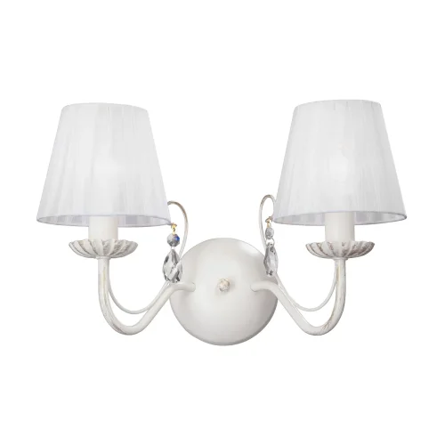 Бра V3368-0/2A Vitaluce белый на 2 лампы, основание бежевое в стиле современный Бра V3368-0/2A Vitaluce белый на 2 лампы, основание бежевое в стиле современный