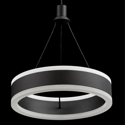Светильник подвесной LED Дуэт CL719051 Citilux чёрный 1 лампа, основание чёрное в стиле современный хай-тек каскад фото 6