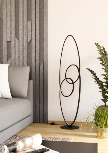 Торшер LED Gianella 901015 Eglo чёрный на 1 лампу, основание чёрное в стиле хай-тек современный фото 5 Торшер LED Gianella 901015 Eglo чёрный на 1 лампу, основание чёрное в стиле хай-тек современный фото 5