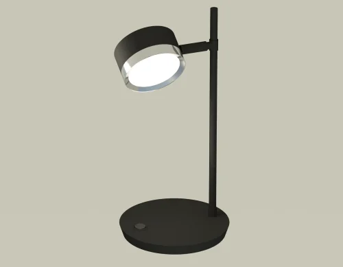 Настольная лампа офисная XB9802151 Ambrella light чёрная 1 лампа, основание чёрное металл в стиле современный хай-тек 