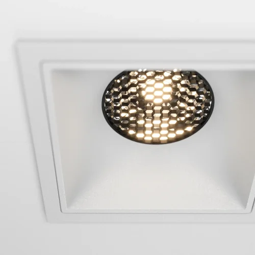 Светильник точечный Alfa LED DL043-02-15W3K-D-SQ-W Maytoni белый на 2 лампы, основание белое в стиле современный фото 10